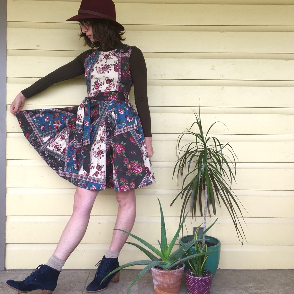 Cottagecore Floral Dress